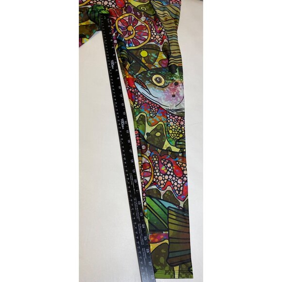 Fishe Wear Troutrageous Rainbow Signature Leggings, Medium - Picture 8 of 8